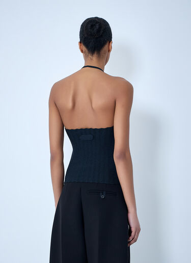 Jacquemus La Maille Tablier Top Navy jac0264017