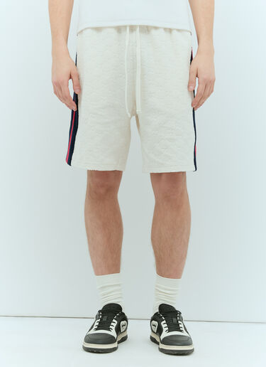 Gucci GG Cotton Terry Cloth Shorts White guc0155006