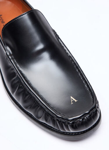Acne Studios レザーローファー ブラック acn0158016