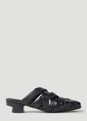 Marsèll Sbalzo Kitten Heel Mules Black mar0252007