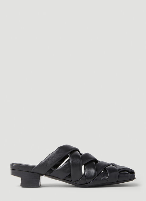 Versace Sbalzo Kitten Heel Mules Pink vrs0249054