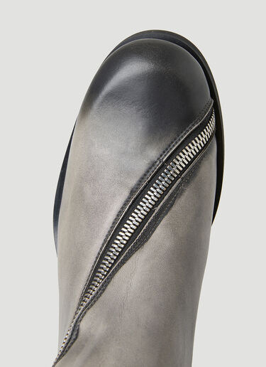 GmbH Sprayed Zip Ankle Boots Grey gmb0150004