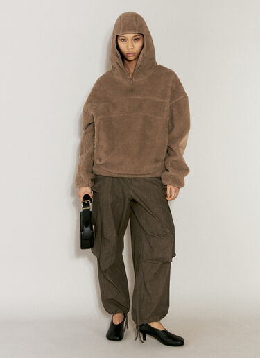 Fluffy Fleece V2 Hooded Sweatshirt Entire Studios Fluffy Fleece V2 Hooded Sweatshirt Brown ent0254017