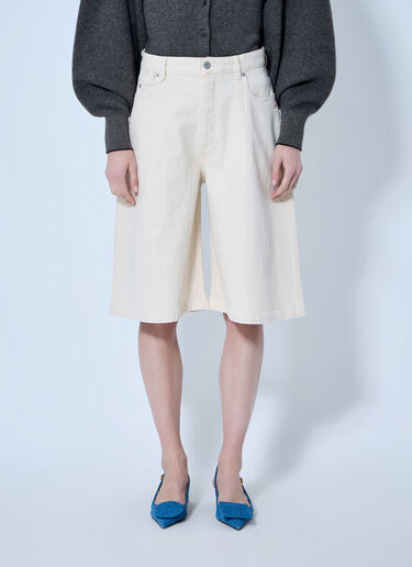 Jacquemus Le De-Nîmes Large Shorts Beige jac0266026