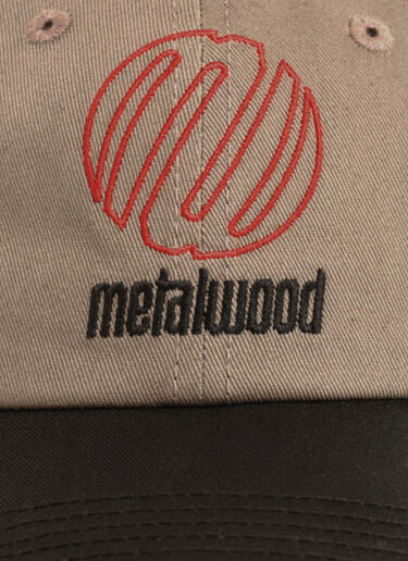 Metalwood Studios Logo Motif Baseball Cap Grey met0162003
