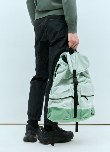 Stone Island Canvas Backpack Green sto0156123