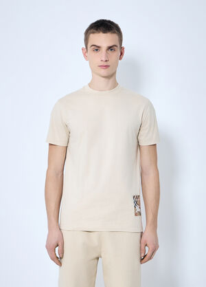 Burberry Logo Patch T-Shirt Dark Brown bur0159015