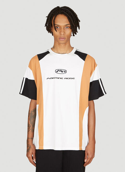 Martine Rose Multi Panel Short Sleeve T-Shirt Black mtr0154007