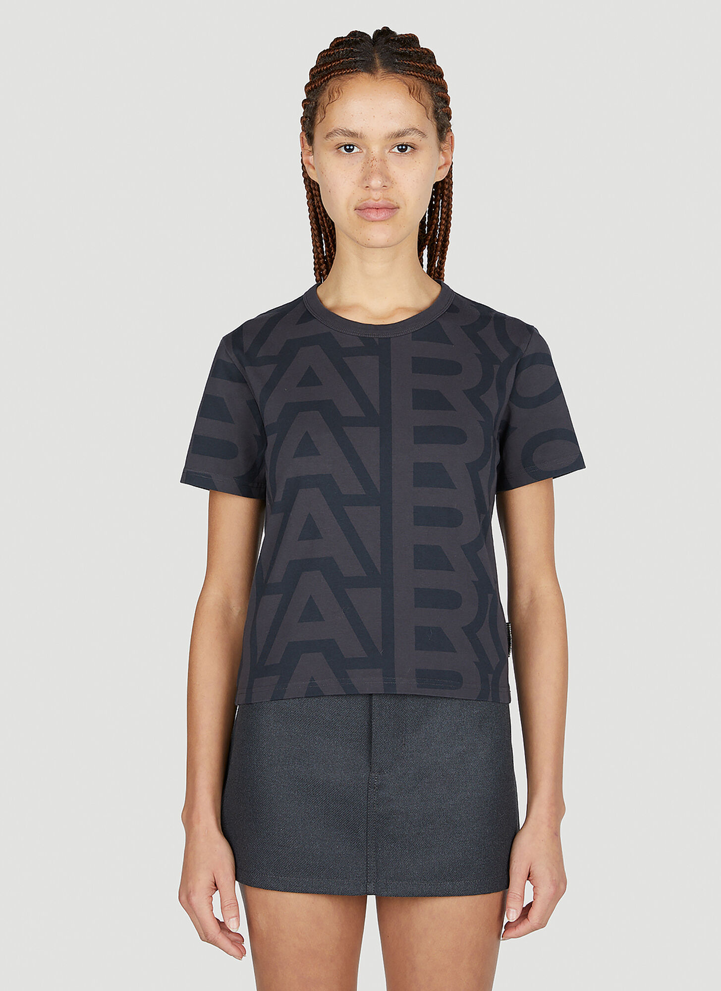 Shop Marc Jacobs Monogram Baby T-shirt In Black