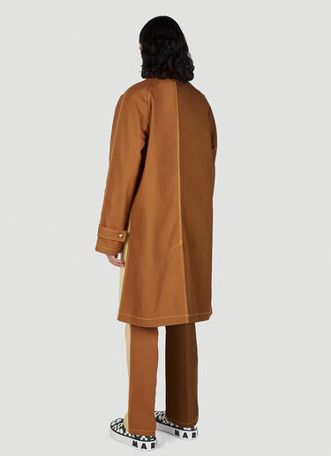 Colour Block Panel Coat Marni x Carhartt Colour Block Panel Coat Brown mca0150017