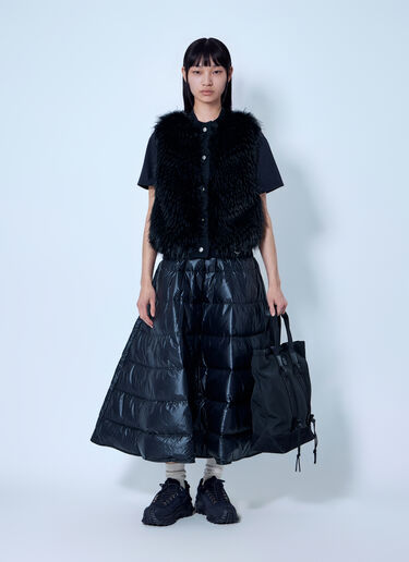Moncler Aラインダウンミディスカート ブラック mon0266025