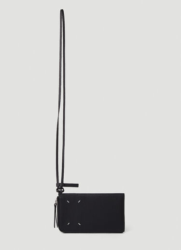 Logo Stitch Wallet Maison Margiela Logo Stitch Wallet Black mla0150026