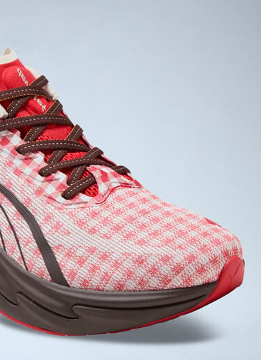 LN-CC® - Puma: Deviate NITRO™ 4 Check Sneakers - Red Puma Deviate NITRO™ 4 Check Sneakers Red pum0164001