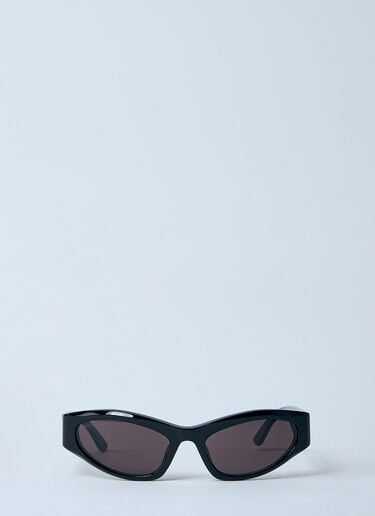 Balenciaga Logo Print Sunglasses Black bcs0260004