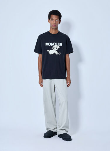 LN-CC® - Moncler x FRGMT Hiroshi Fujiwara: Graphic Logo T-Shirt - Black Moncler x FRGMT Hiroshi Fujiwara Graphic Logo T-Shirt Black mfr0166008