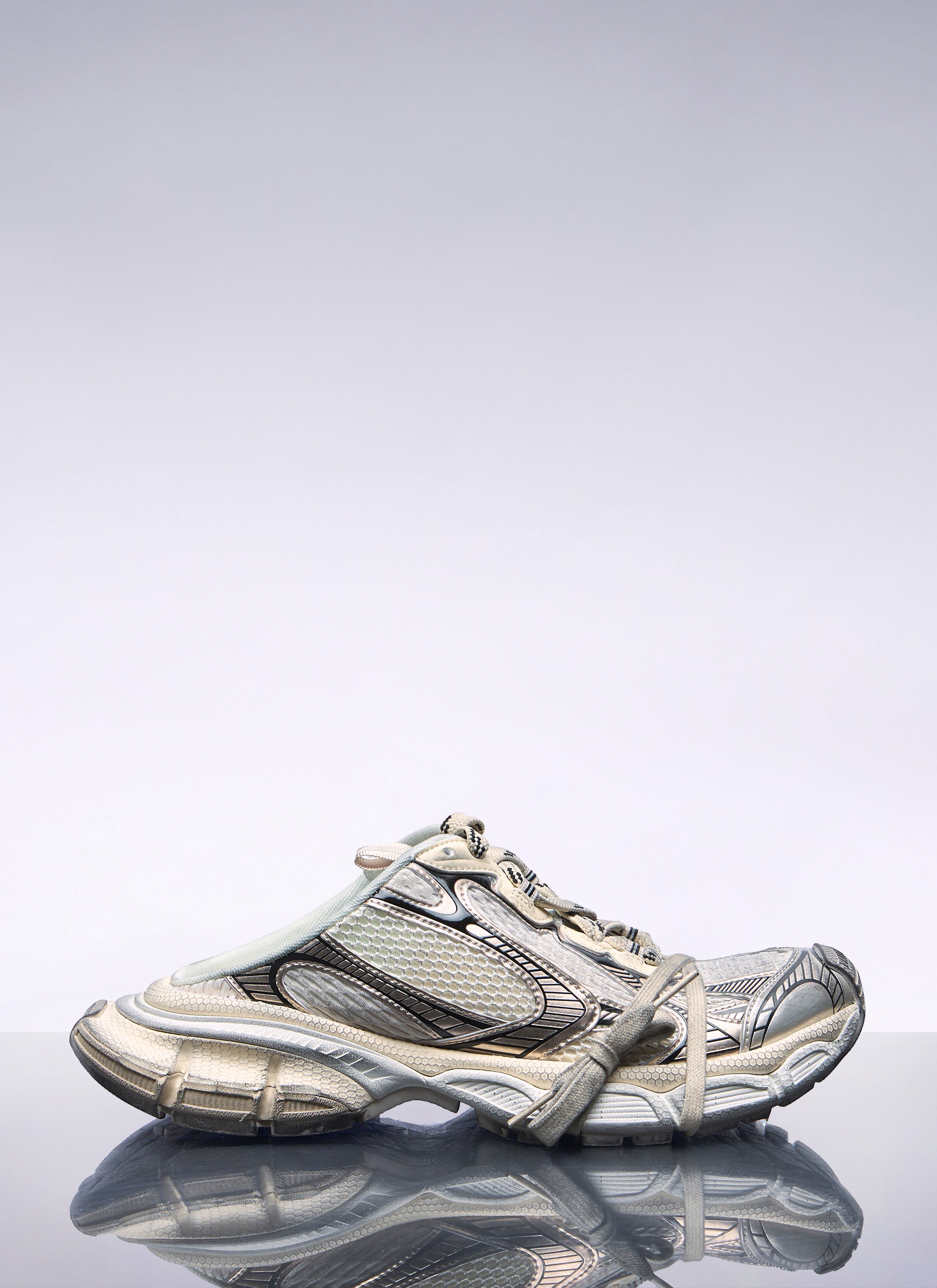 Balenciaga Women s 3XL Mule Sneakers in Off white LN CC