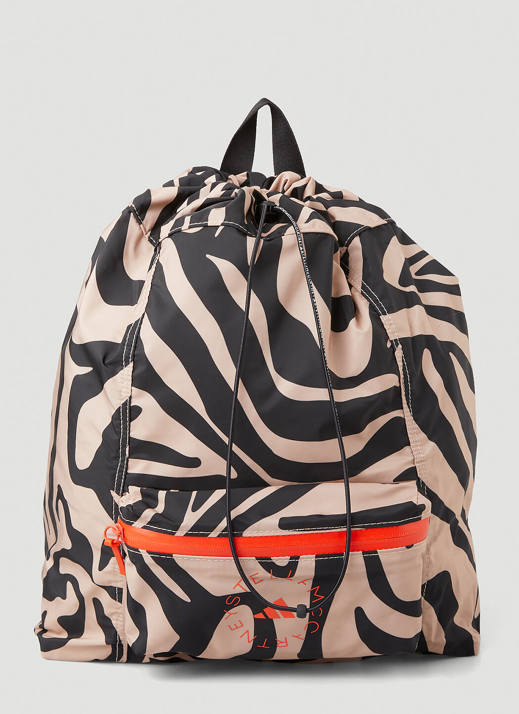 adidas by Stella McCartney Women s Zebra Print Gym Backpack in