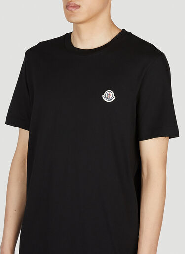 Moncler Logo Patch T-Shirt Black mon0151020