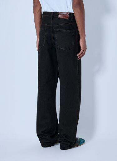 LN-CC® - Dries Van Noten: Pine Denim Jeans - Dark Brown Dries Van Noten Pine Denim Jeans Dark Brown dvn0165010