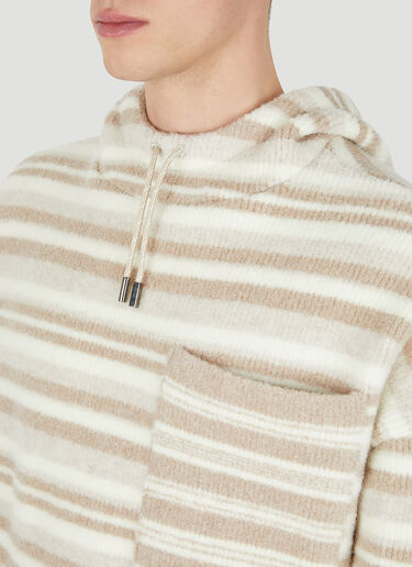 Jacquemus 라 마이유 카로주 후드 스웨터 베이지 jac0150005