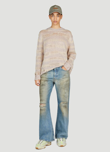 Acne Studios Ladder Knit Sweater Beige acn0253030