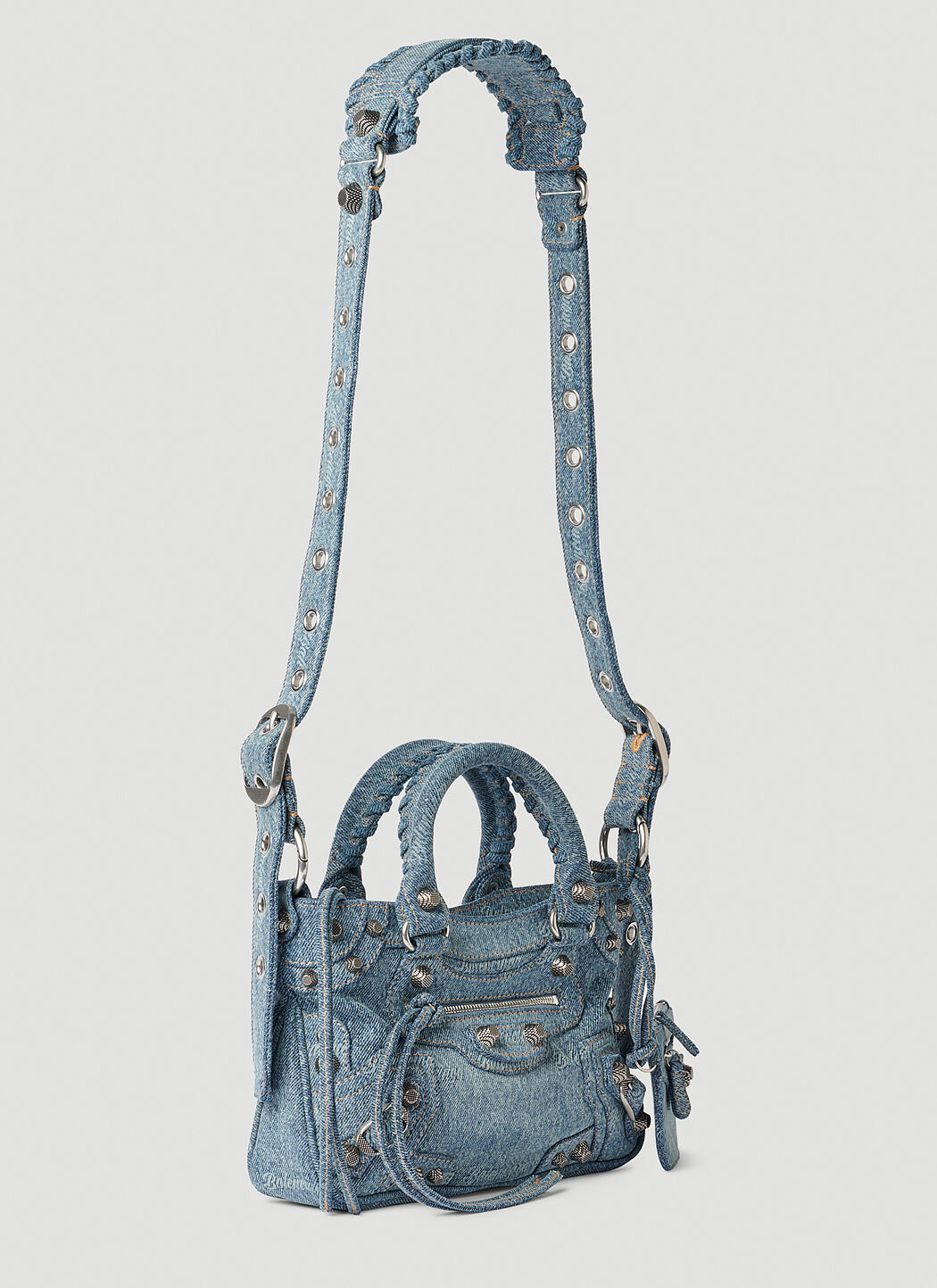 Balenciaga Women s Neo Cagole Small Tote Bag in Blue LN CC