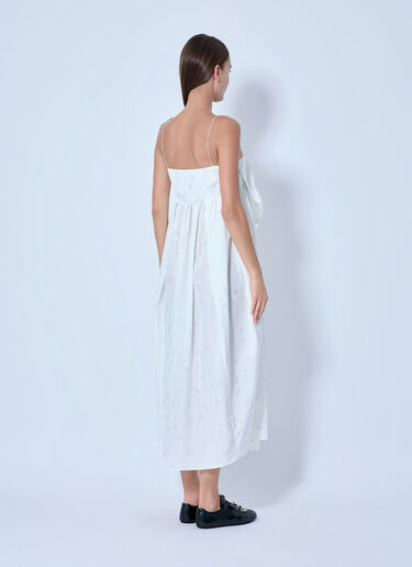 LN-CC® - Cecilie Bahnsen: Vilma Midi Dress - White Cecilie Bahnsen Vilma Midi Dress White cec0266008