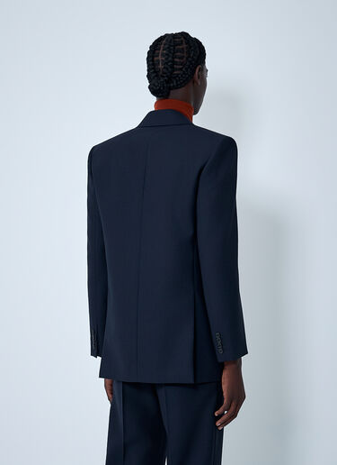 Wool Double-Breasted Blazer Saint Laurent Wool Double-Breasted Blazer Navy sla0162010