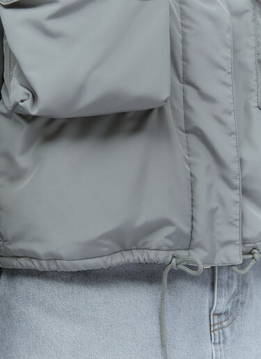 Blouson Padded Jacket Miu Miu Blouson Padded Jacket Grey miu0254020