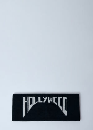 Rick Owens DRKSHDW Logo Motif Headband Black drk0160031