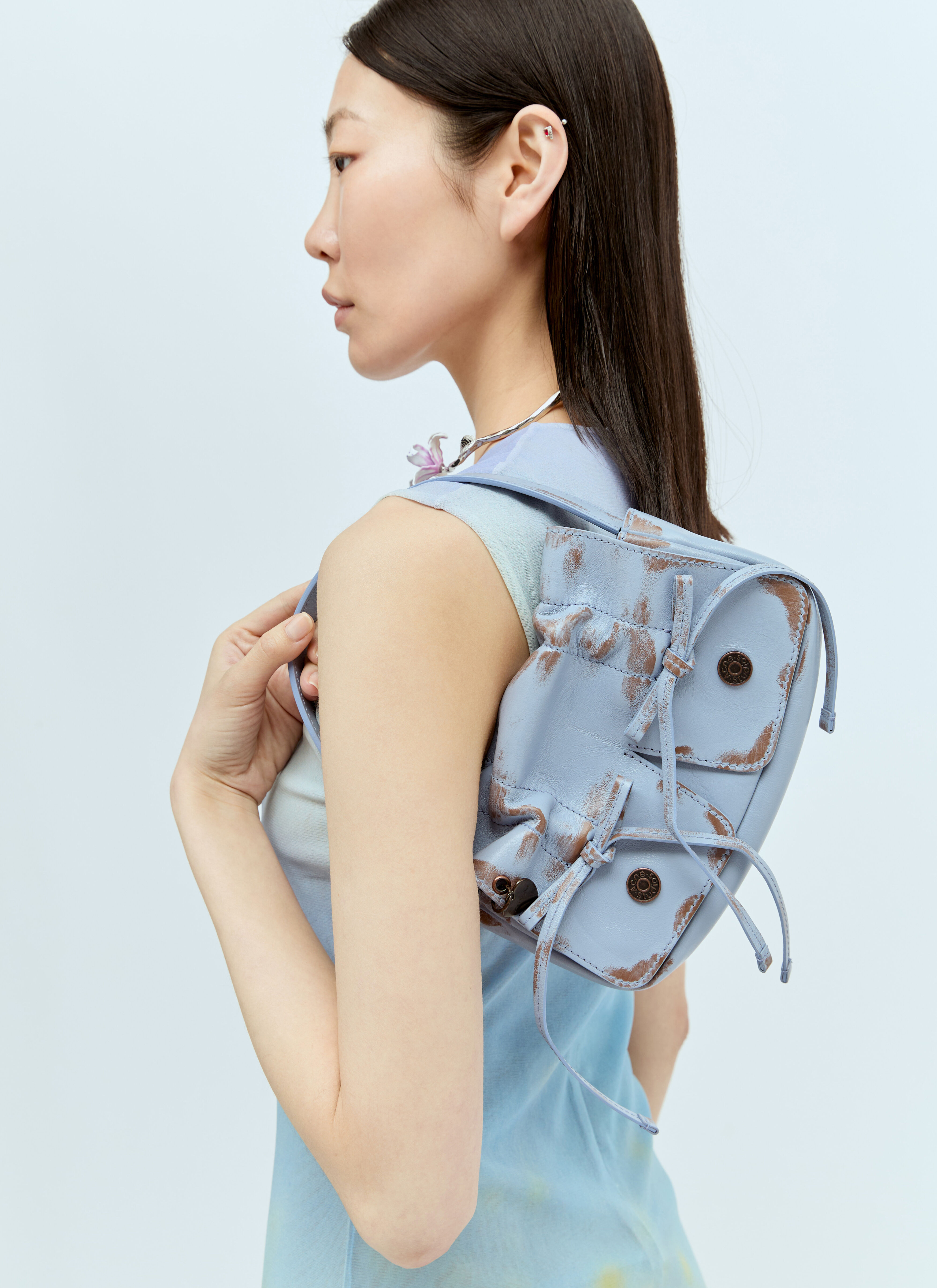 Acne Studios Women's' Multi-Pocket Micro Bag in Blue | LN-CC®
