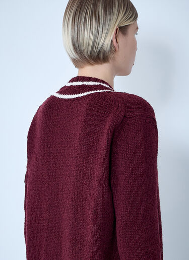 Wool Sweater Moncler Wool Sweater Red mon0261010