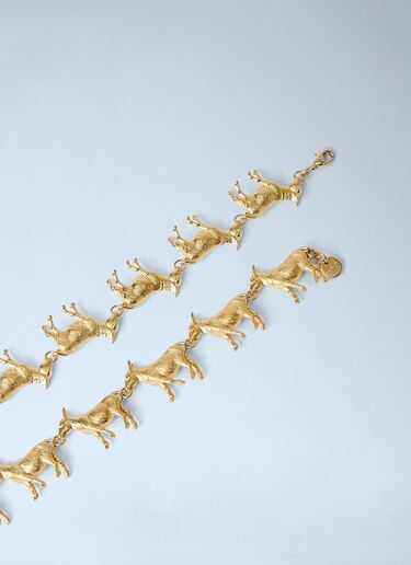 Jacquemus The Ânes Necklace Gold jac0264031