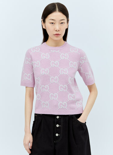 Gucci GG 针织羊毛上衣 粉色 guc0255029