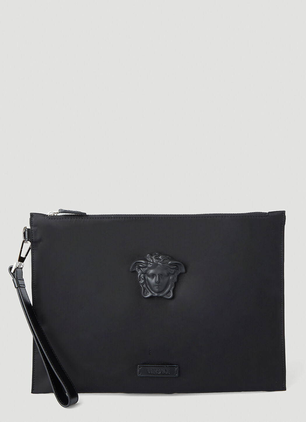 Versace black clutch bag hot sale