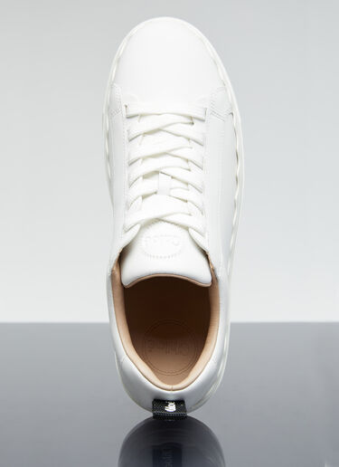 Chloé 로렌 가죽 스니커즈 화이트 chl0255026