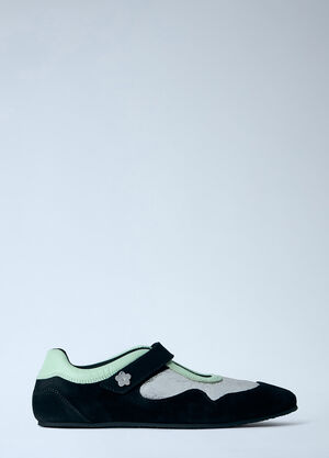 Cecilie Bahnsen Cosmo Leather Sneakers Black cec0266020