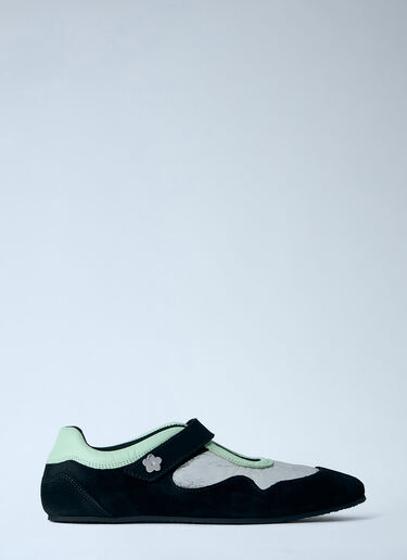 LN-CC® - Cecilie Bahnsen: Cosmo Leather Sneakers - Black Cecilie Bahnsen Cosmo Leather Sneakers Black cec0266020
