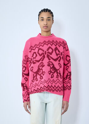 Acne Studios Jacquard Sweater Navy acn0260006