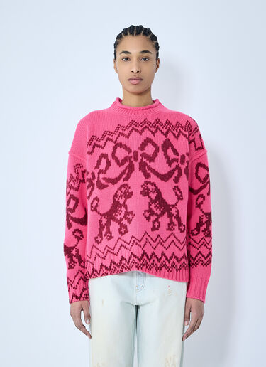 Acne Studios 提花针织衫  粉色 acn0260003