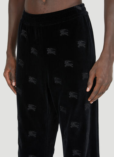 EKD Velvet Track Pants Burberry EKD Velvet Track Pants Black bur0153022