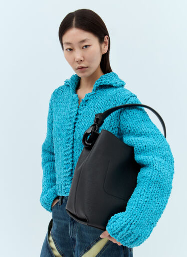 JW Anderson Corner Bucket Bag Black jwa0257027
