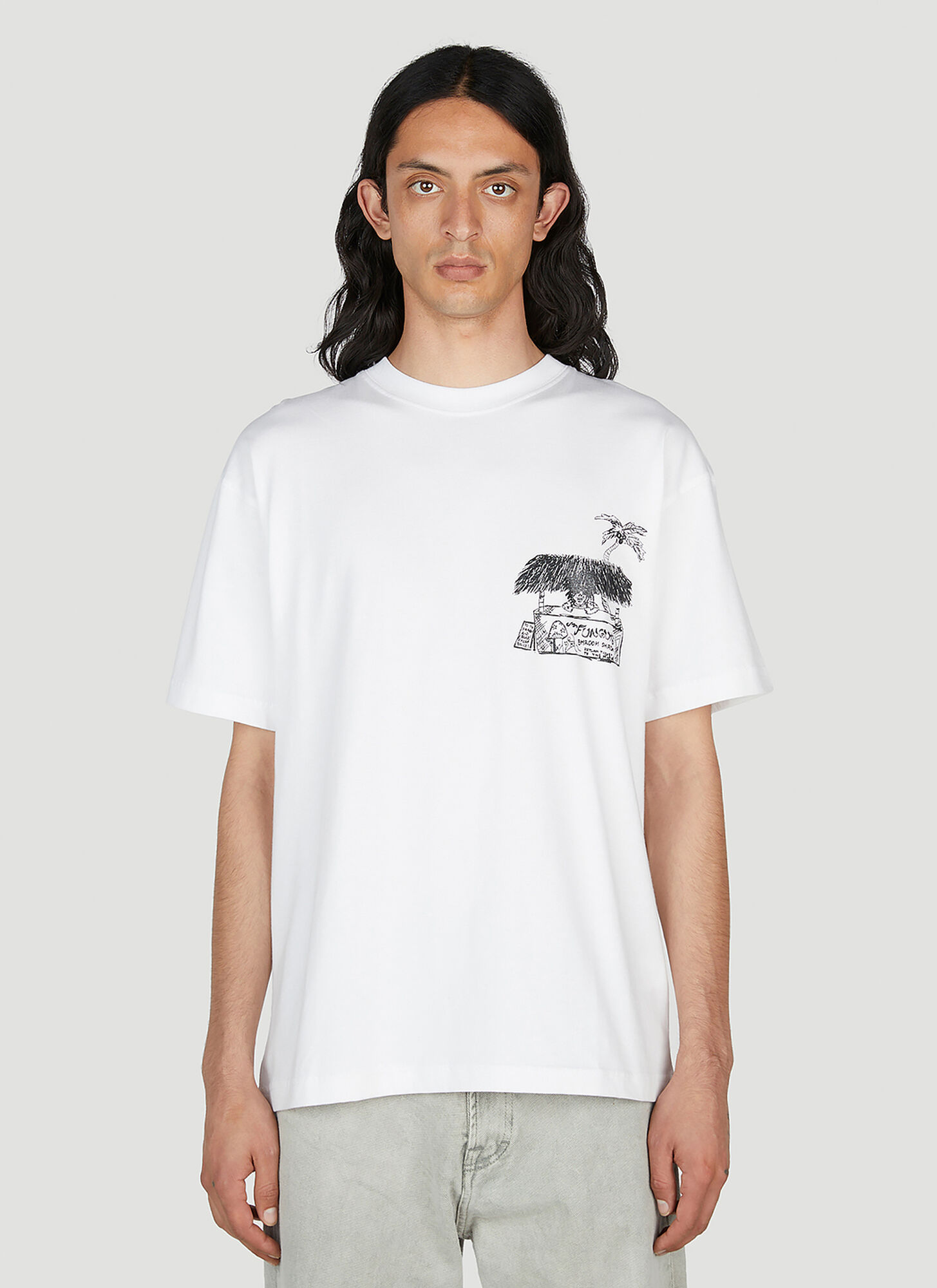 Funguys Beach Hut T-shirt In White