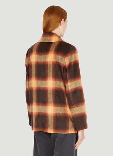 Rodebjer Nomad Plaid Jacket Brown rdj0250007