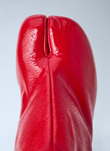 Maison Margiela Tabi Leather Ankle Boot Red mla0264059