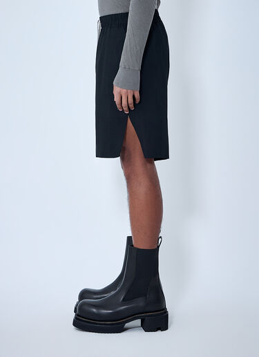 Rick Owens Drawstring Relaxed Fit Shorts Black ric0163017