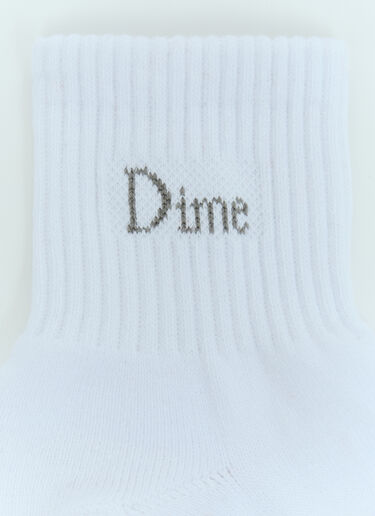 Dime クラシックソックス 2足セット ホワイト dmt0154032