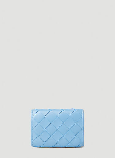 Bottega Veneta Intrecciato Wallet Blue bov0252031