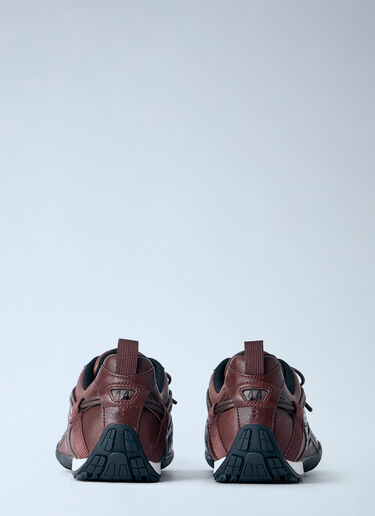 LN-CC® - Balenciaga: Radar Leather Sneakers - Burgundy Balenciaga Radar Leather Sneakers Burgundy bal0165026