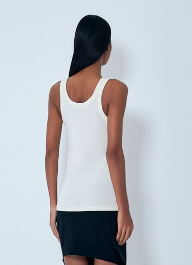 Lemaire Rib Tank Top Cream lem0264011